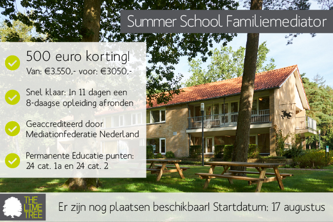 Kortingsactie 500 euro familiemediator 2026